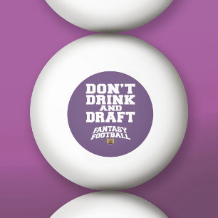 Fantasy Football Drink en concepttest niet - Paars Pingpongbal