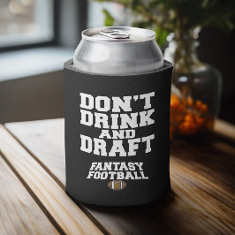 Fantasy Football Drink en concepttest niet - zwart Blikjeskoeler