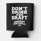 Fantasy Football Drink en concepttest niet - zwart Blikjeskoeler (Voorkant)