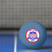 Fantasy Football Emblem Draft Lottery Pingpongbal (Net)