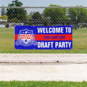 Fantasy Football Emblem Draft Party Banner (Insitu)