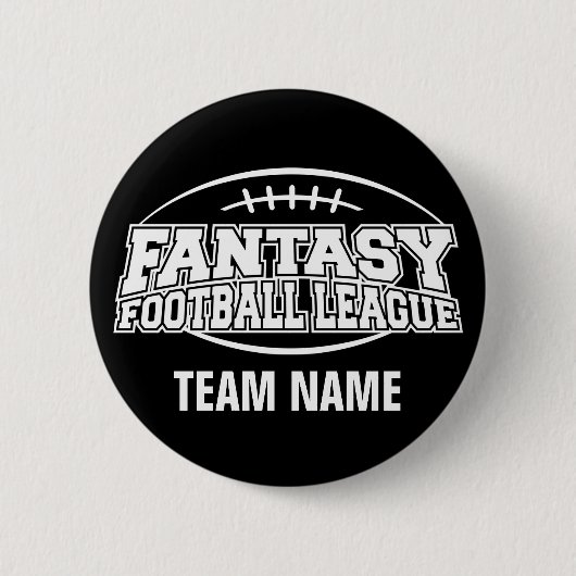 Fantasy Football FFL Custom Cadeft Ronde Button 5,7 Cm (Voorkant)