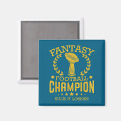 Fantasy Football Funny Champ Chamon  Magneet (Voorkant / Achterkant)