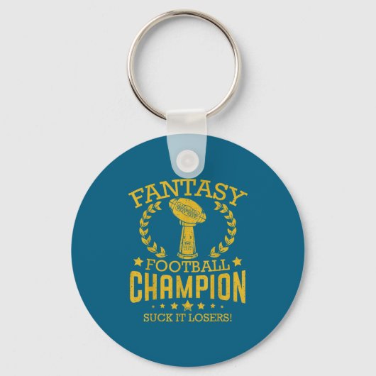 Fantasy Football Funny Champ Chamon  Sleutelhanger (Voorkant)