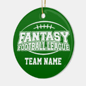 Fantasy Football - Funny Sports Gift Keramisch Ornament (Links)