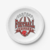 Fantasy Football geobsedeerd door FFL League Papieren Bordje (Voorkant)