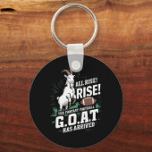 Fantasy Football Goat Shirt League Champion Champ  Sleutelhanger (Voorkant)