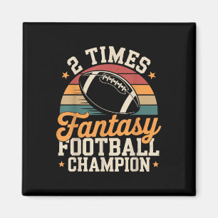 Fantasy Football Grappige 2-voudig Kampioen Magneet