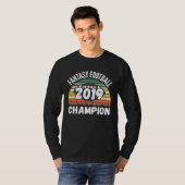 Fantasy Football Kampioen 2019 T-shirt (Voorkant volledig)