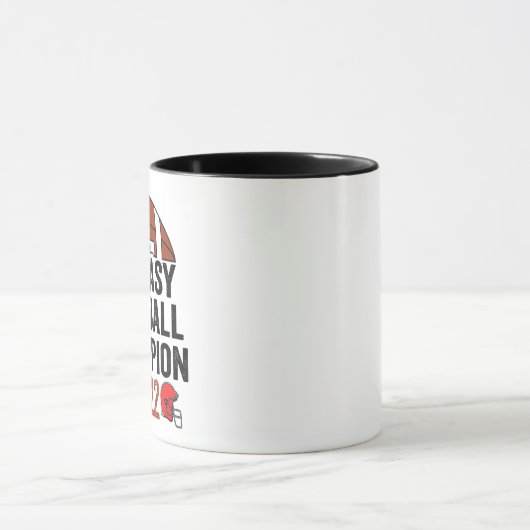 Fantasy Football Kampioen 2022 Voetbalfan Mok (Midden)