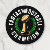 Fantasy Football Kampioen Bedankjes Labels (Voorkant)