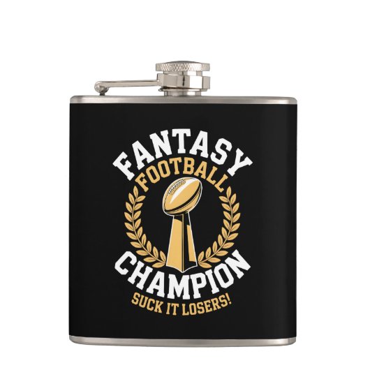 Fantasy Football Kampioen Heupfles (Voorkant)