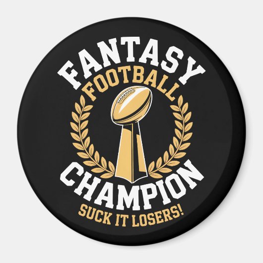 Fantasy Football Kampioen Magneet (Voorkant)