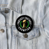 Fantasy Football Kampioen Ronde Button 7,6 Cm (In situ)