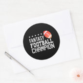 FANTASY FOOTBALL KAMPIOEN RONDE STICKER (Envelop)
