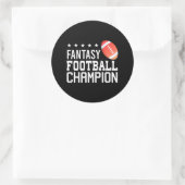 FANTASY FOOTBALL KAMPIOEN RONDE STICKER (Tas)