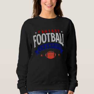 Fantasy Football Kampioen Rood Wit En Blauw Ontwer Trui