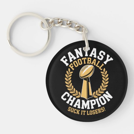 Fantasy Football Kampioen Sleutelhanger (Voorkant)