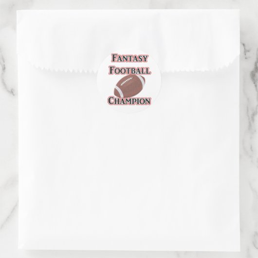 Fantasy Football Kampioen Stickers (Tas)