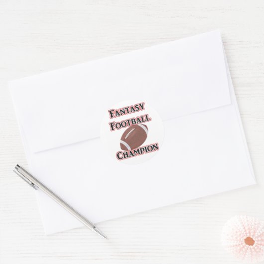 Fantasy Football Kampioen Stickers (Envelop)