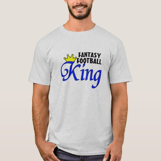 Fantasy Football King T-shirt (Voorkant)