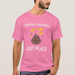 Fantasy Football laatste plaats straf, poep met T-shirt