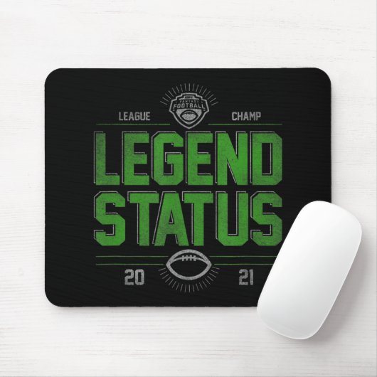 Fantasy Football League Champ Legend Status Muismat (Met muis)
