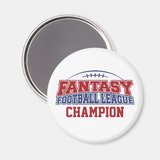 Fantasy Football League Champion Magneet (Voorkant / Achterkant)