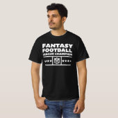 Fantasy Football League Champion T-shirt (Voorkant volledig)
