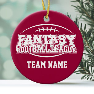 Fantasy Football League Keramisch Ornament