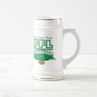 Fantasy Football League Trophy - Gepersonaliseerd Bierpul