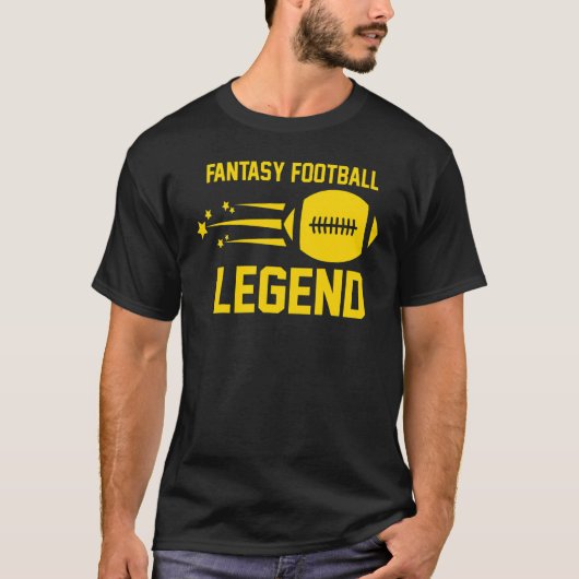 Fantasy Football Legend Draft Party Kit Trophy T-shirt (Voorkant)