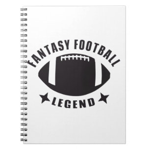 Fantasy Football Legend Funny Novelty Gameday Notitieboek