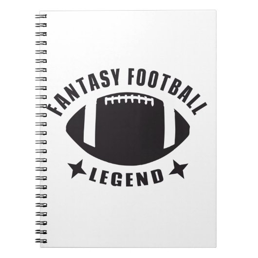 Fantasy Football Legend Funny Novelty Gameday Notitieboek (Voorkant)