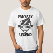 Fantasy Football Legend grappig mannen shirt (Voorkant)