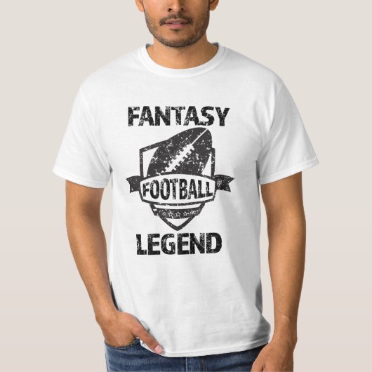 Fantasy Football Legend grappig mannen shirt (Voorkant)