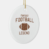 Fantasy Football Legend Keramisch Ornament (Rechts)
