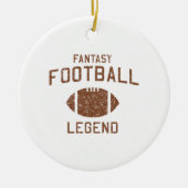 Fantasy Football Legend Keramisch Ornament (Voorkant)