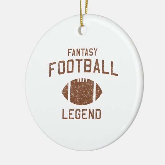 Fantasy Football Legend Keramisch Ornament (Links)