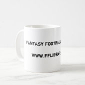 Fantasy Football Librarianwww.fflibrarian.com Koffiemok (Voorkant links)