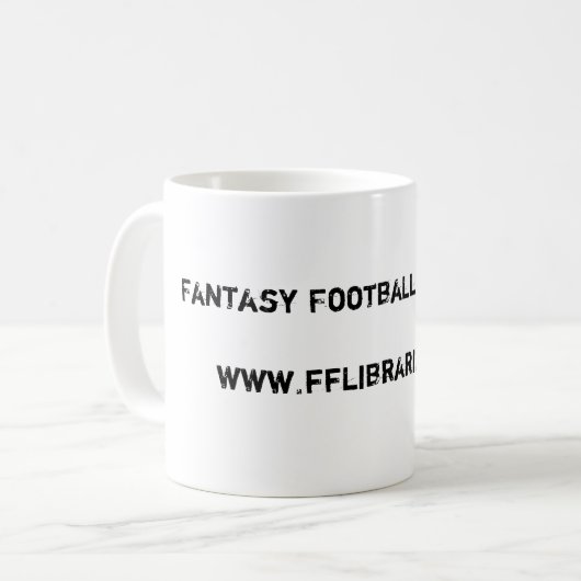 Fantasy Football Librarianwww.fflibrarian.com Koffiemok (Voorkant links)