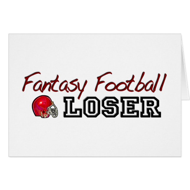 Fantasy Football Loser (Voorkant Horizontaal)