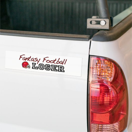 Fantasy Football Loser Bumpersticker (Op Truck)
