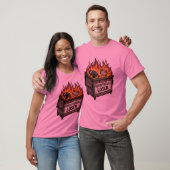 Fantasy Football Loser Burning Trash Can Shirt (Unisex)