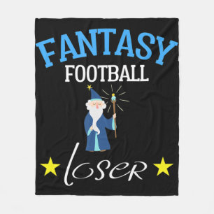 Fantasy Football Loser Fun Fantasy Football T-shir Fleece Deken