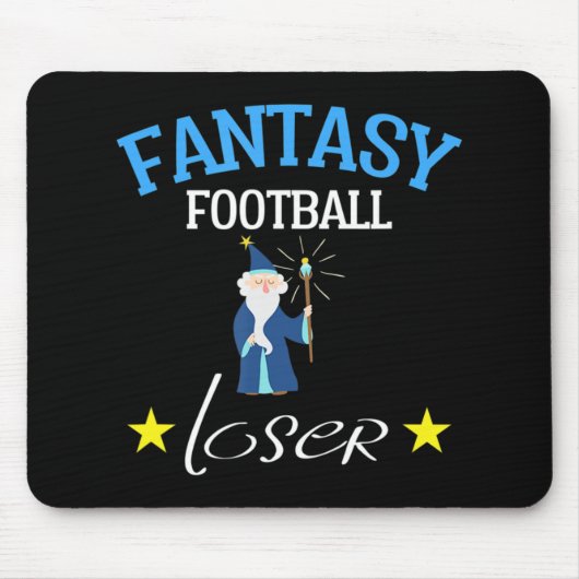 Fantasy Football Loser Fun Fantasy Football T-shir Muismat (Voorkant)
