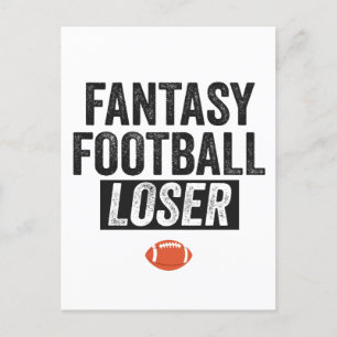 Fantasy Football Loser Funny Fantasy Football Gift Briefkaart