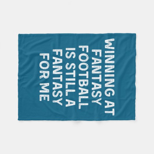 Fantasy Football Loser Funny  Fleece Deken (Voorkant (Horizontaal))
