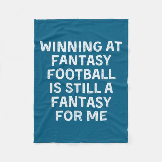 Fantasy Football Loser Funny  Fleece Deken (Voorkant)