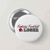 Fantasy Football Loser Ronde Button 5,7 Cm (Voorkant /achterkant)